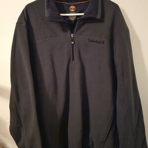 Timberland Black and Gold Fleece Jacket